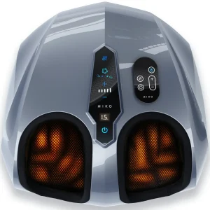 MIKO Shiatsu Foot Massager Machine With Heat, Touchscreen And 2 Wireless Remotes