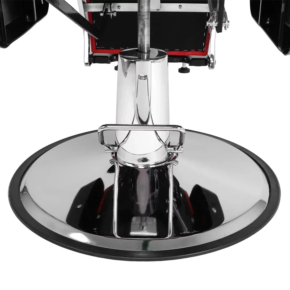OmySalon Reclining Hydraulic Barber Chair, Black, 38.2 x 27.6 x 39.4 in - Image 4