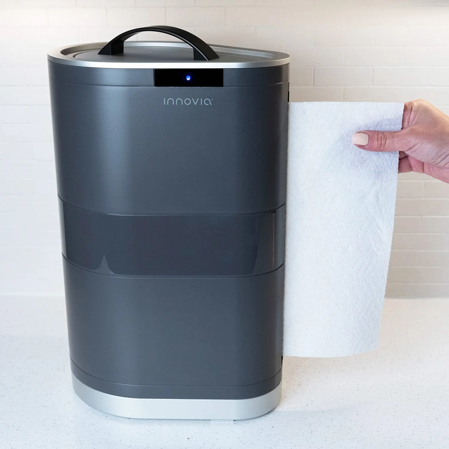Innovia Countertop Touchless Paper Towel Dispenser - White - Image 9