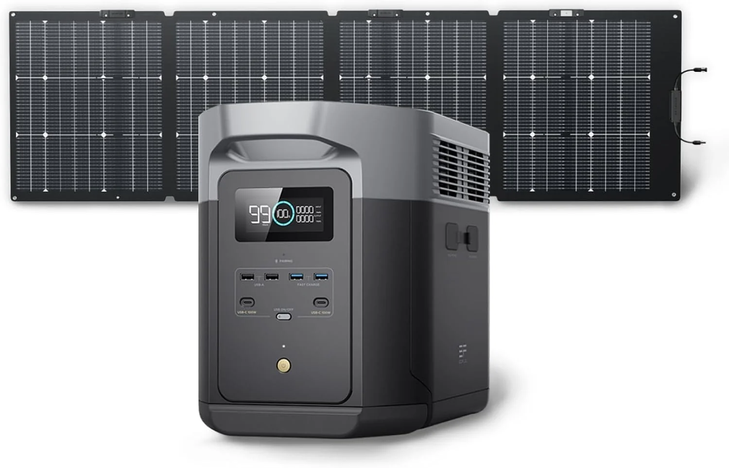 2400W Portable Power Station with Solar Generator Function - Image 24