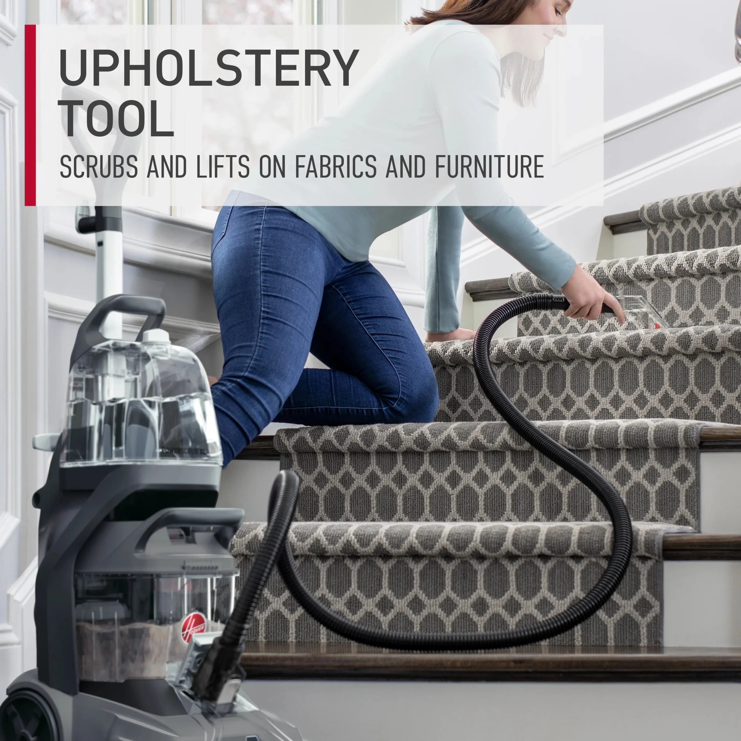 Hoover PowerScrub XL Upright Carpet Cleaner for Carpets, Rugs & Upholstery - FH68010 - Image 8