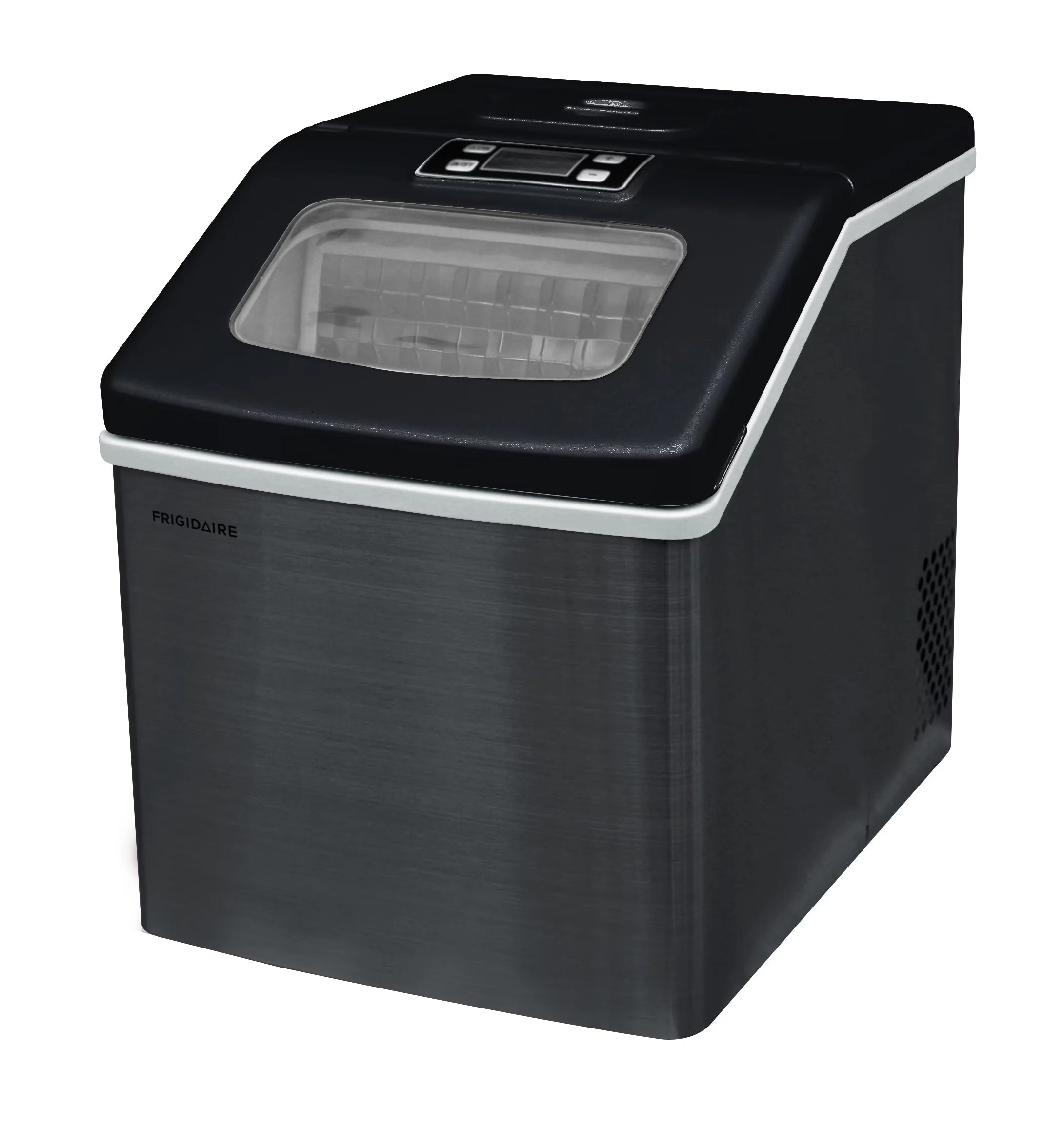 Frigidaire Countertop Clear Square Ice Maker, 40 lbs. Per Day - Stainless Steel - Image 3