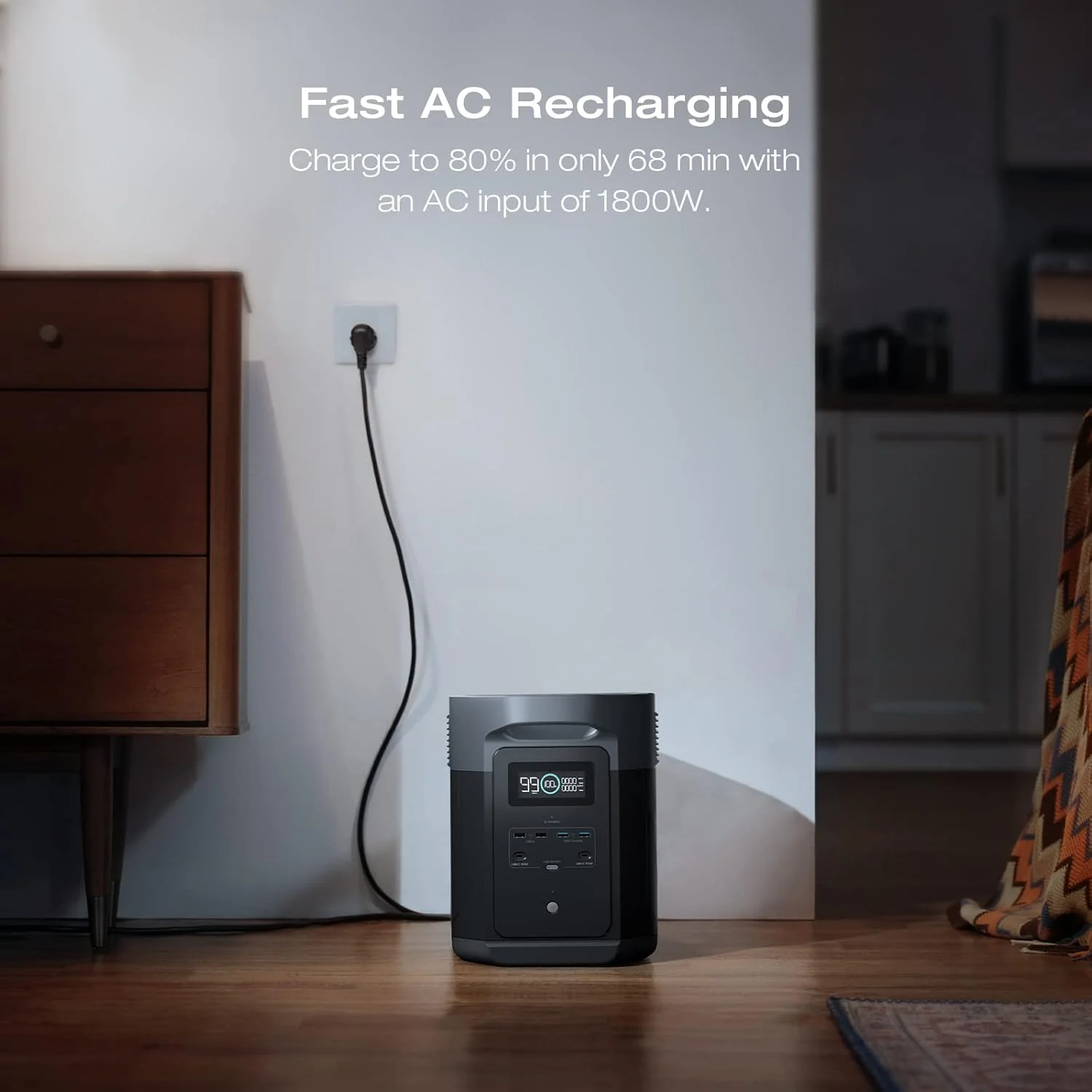 2400W Portable Power Station with Solar Generator Function - Image 11