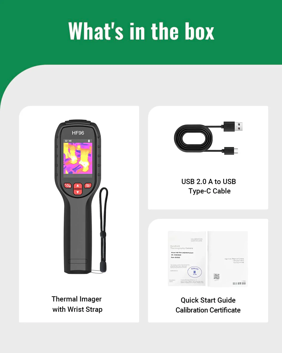 Thermal Camera, Super Resolution 240 x 240, Thermal Imaging Camera with Laser Pointer, 96 x 96 IR Resolution, 25 HZ Infrared Camera,-4°F to 1022°F, 50°FOV, 8h Battery Life Thermal Imager - Image 9