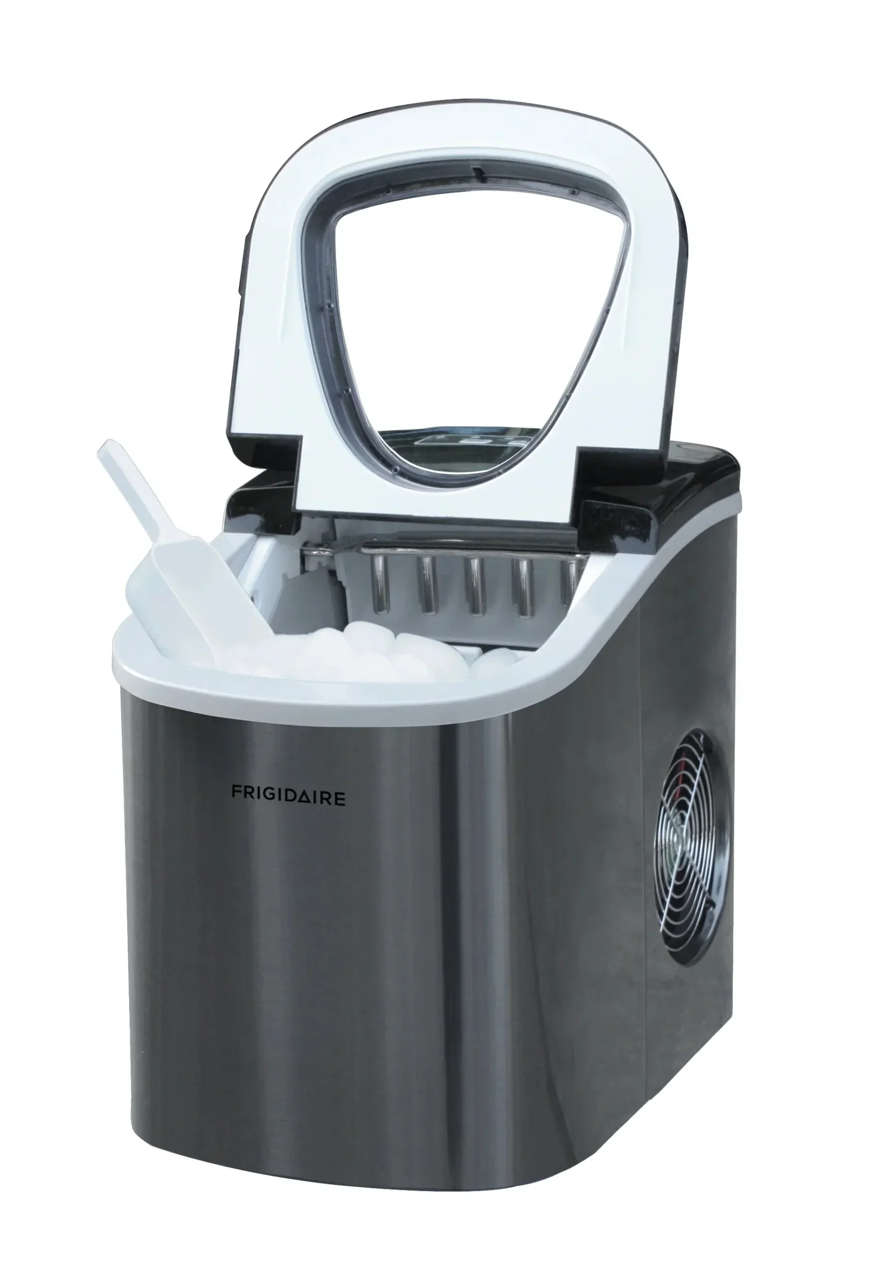 Frigidaire Portable Self-Cleaning Ice Maker, Black Stainless Steel - EFIC117-Ssblack_Sc - Image 3