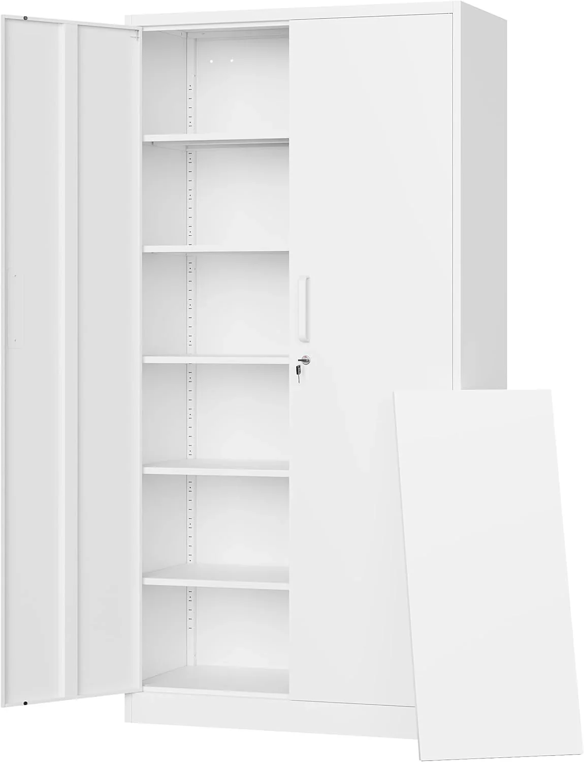 Letaya Metal Garage Storage Cabinets with Lock-72 Tall Tool Organizer Steel Lockers - Image 8