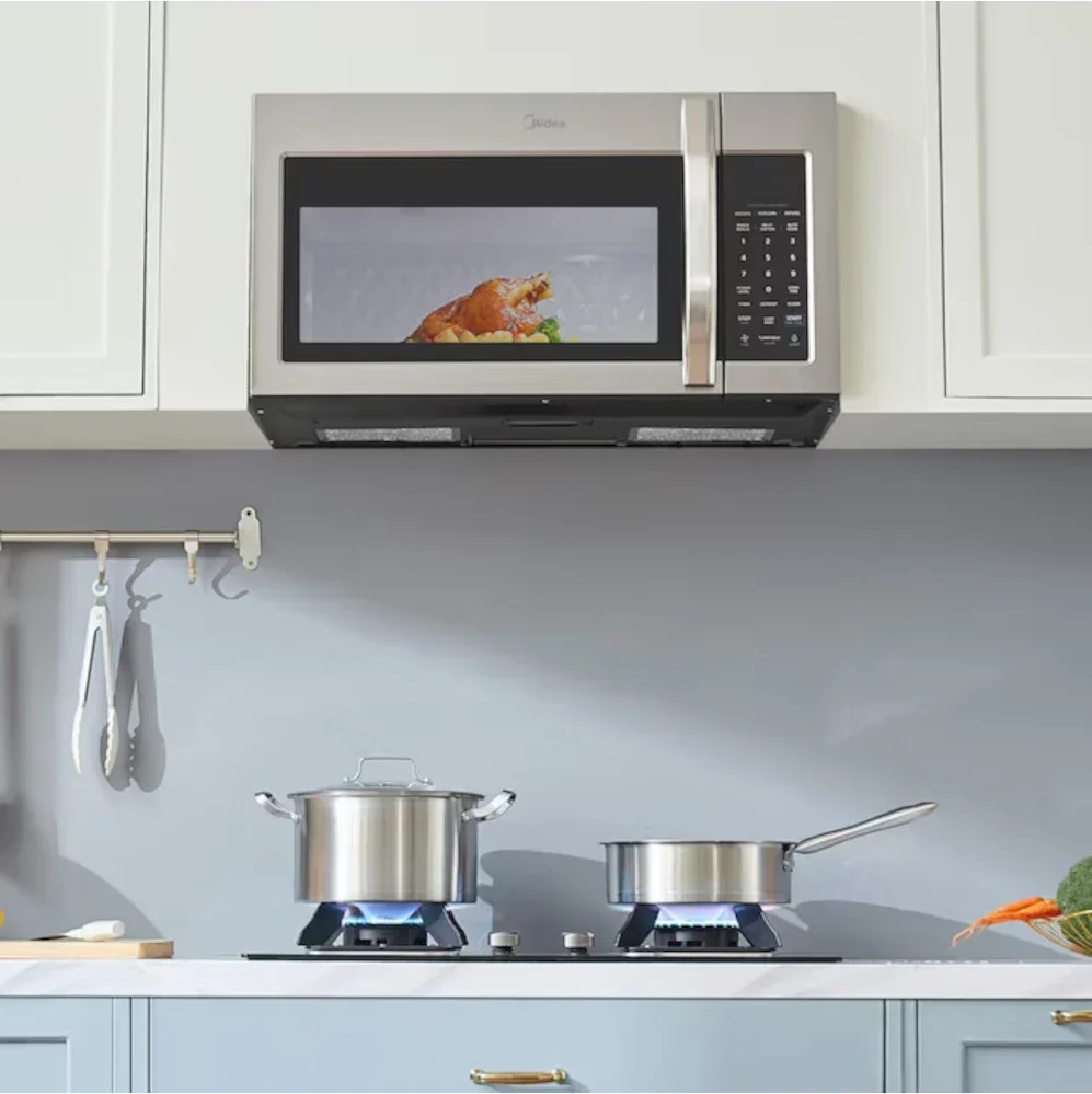 Midea Over-the-Range Microwave 1.7 Cu. Ft. Stainless Steel - Image 2