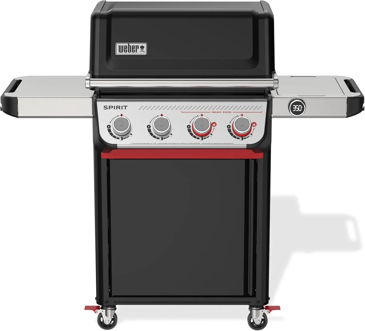 Weber Spirit E-325 Liquid Propane Gas Grill for Outdoor Cooking and BBQ, 3 Burners - Image 6