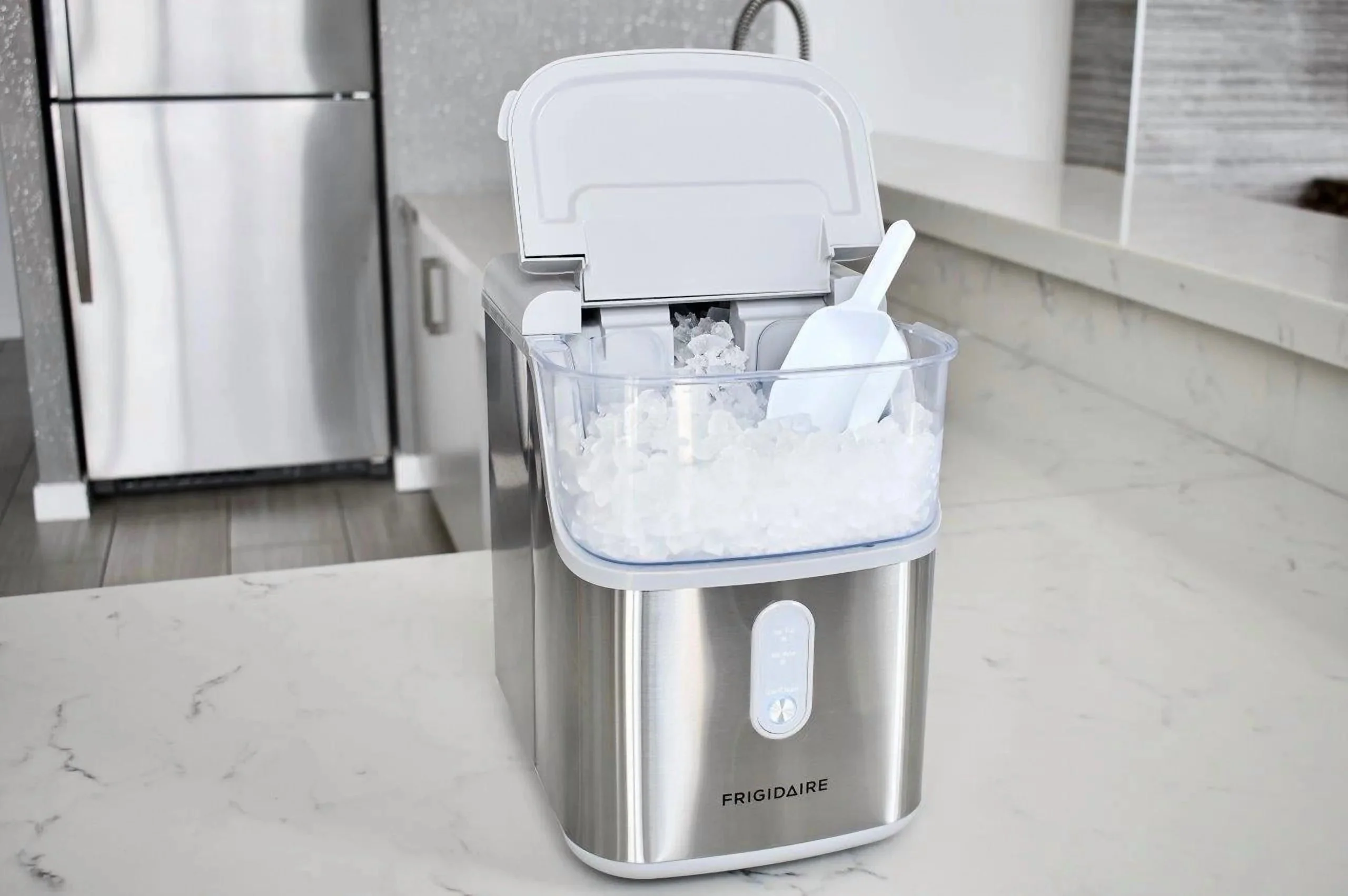 Frigidaire Nugget Ice Maker, 33 Lbs., Black Stainless Steel - EFIC228 - Image 24