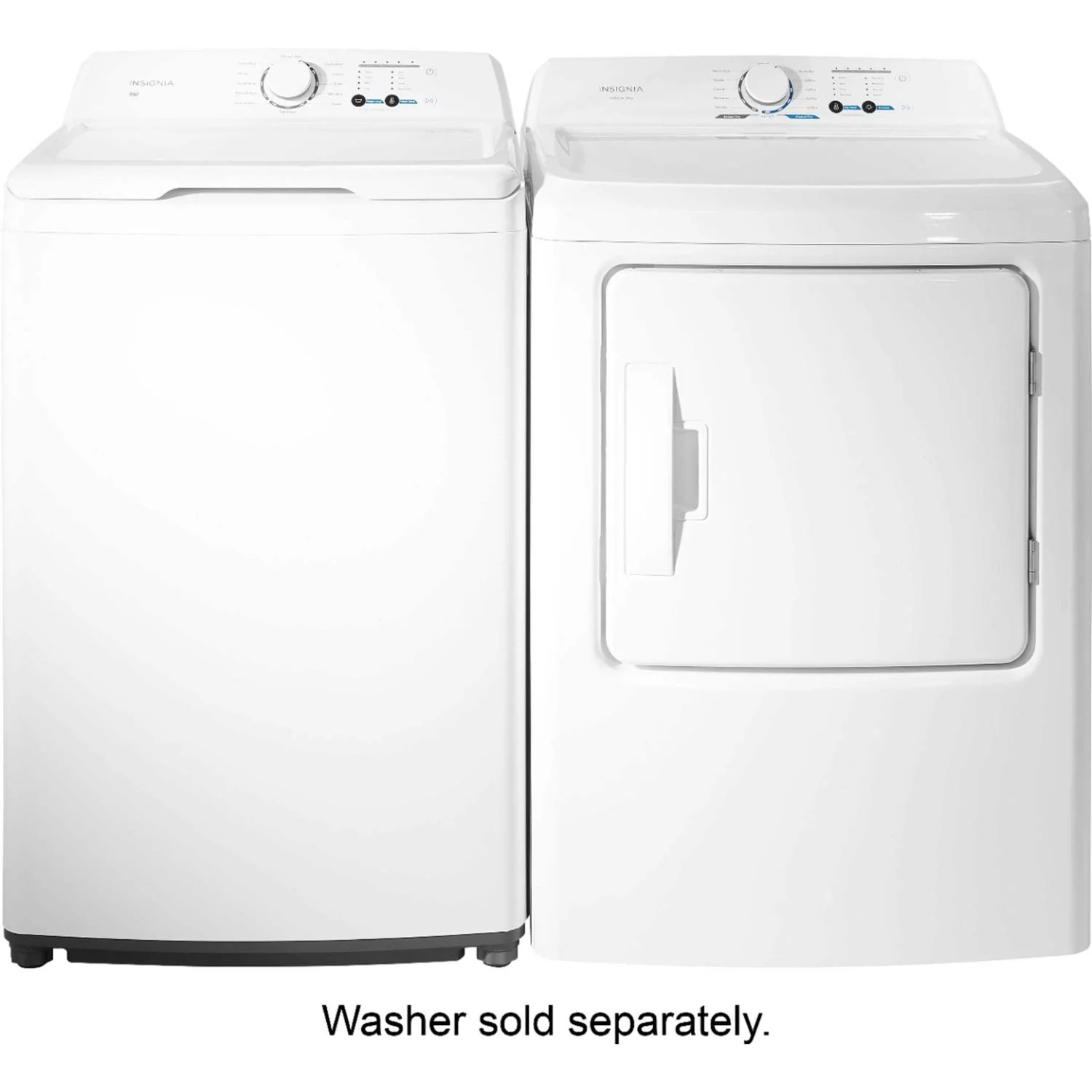 Insignia 6.7 Cu. Ft. 12-Cycle Electric Dryer With Steam - NS-TDRE67W1 - Image 3
