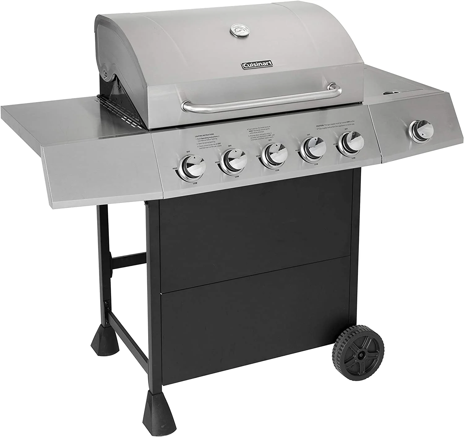 CGG-8500 Five-Burner Gas Grill with Side Burner - Image 16