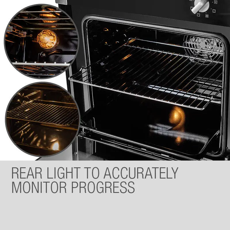 EuroChef Built-In Electric Wall Oven, 60cm, 70L, 8 Cooking Functions - OE708B - Image 2