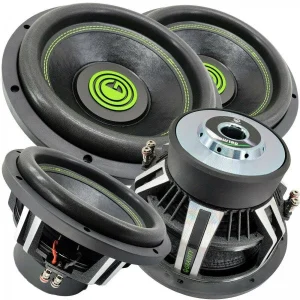 2 x Warzone 12 Inch 6000 Watt Car Audio Subwoofer w/ 2 Ohm DVC Power (2 Woofers)