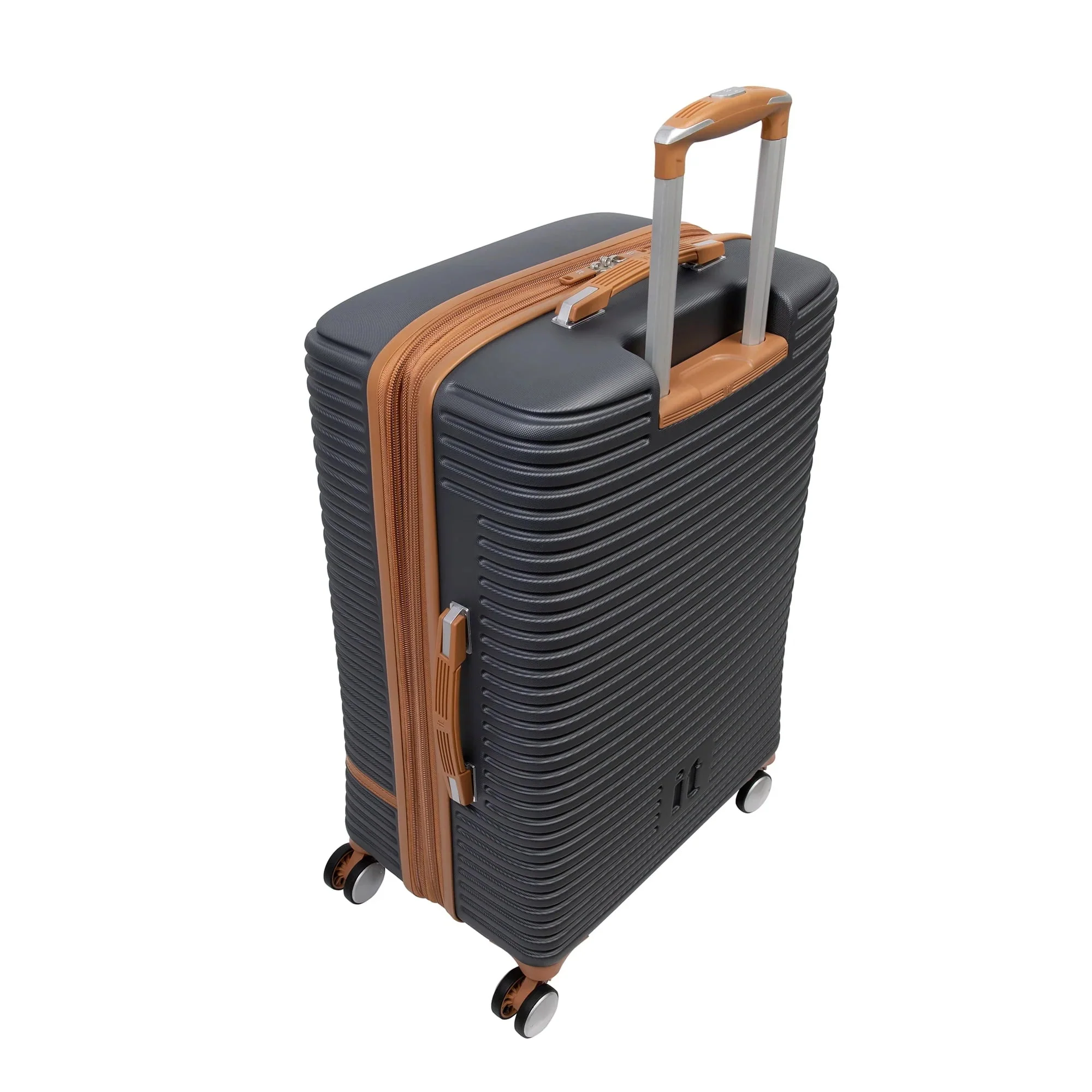 it luggage Hardside Expandable Checked Spinner Luggage 31 inch, Gray - Replicating - Image 3