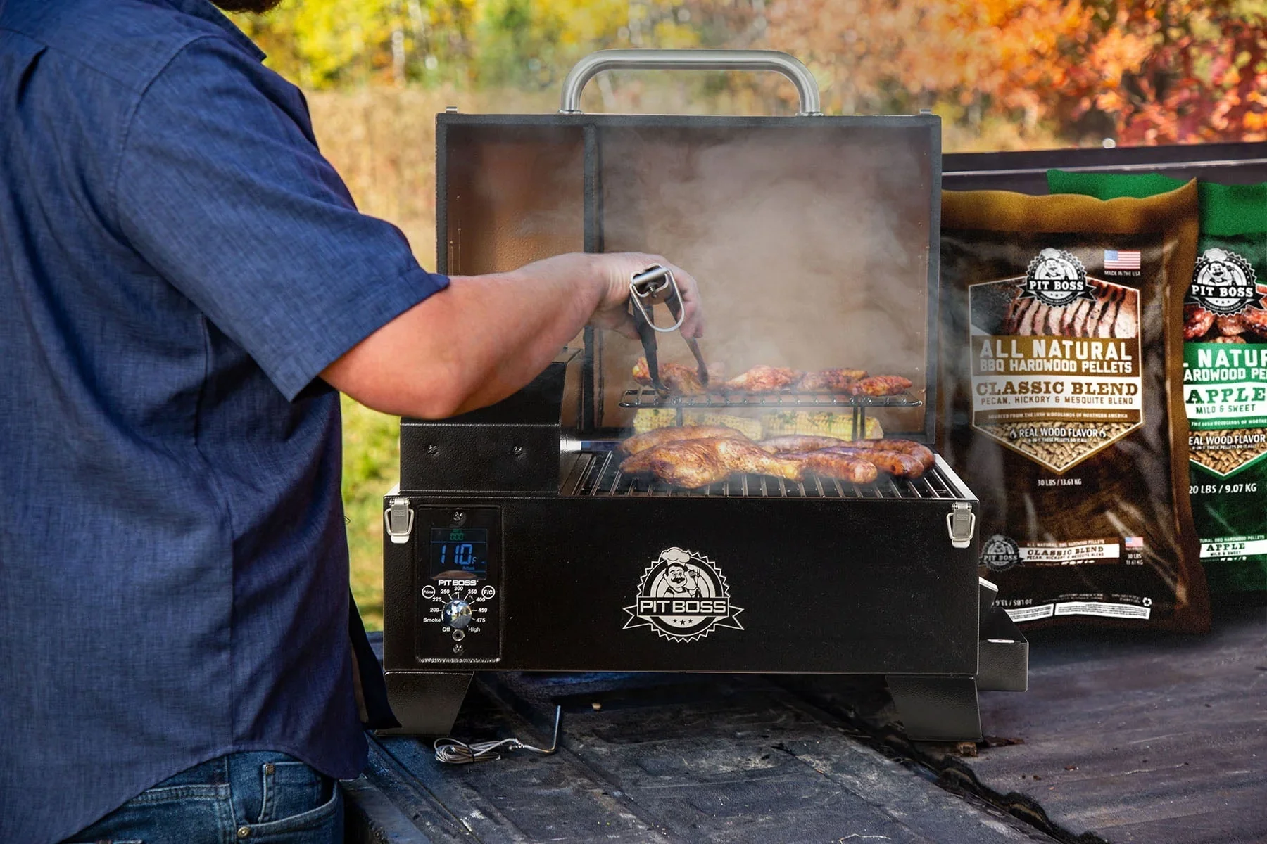 2025 Pitboss Pit Boss Table Top Pellet Grill - Copper - Image 6