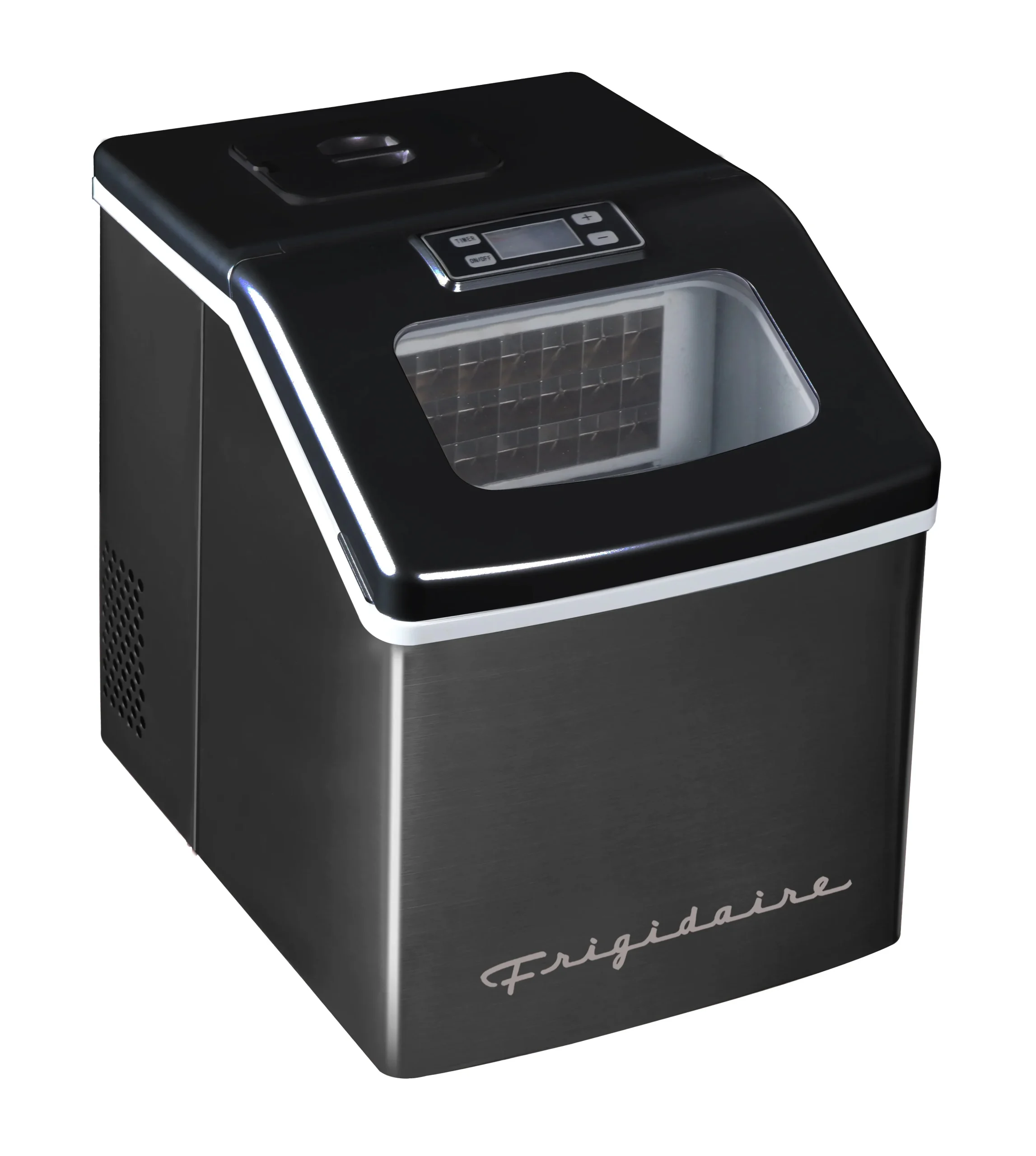 Frigidaire Countertop Clear Square Ice Maker, 40 lbs. Per Day - Stainless Steel - Image 25