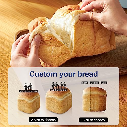 Neretva Automatic Bread Maker Machine With Sourdough Setting - 20-in-1 - Image 3