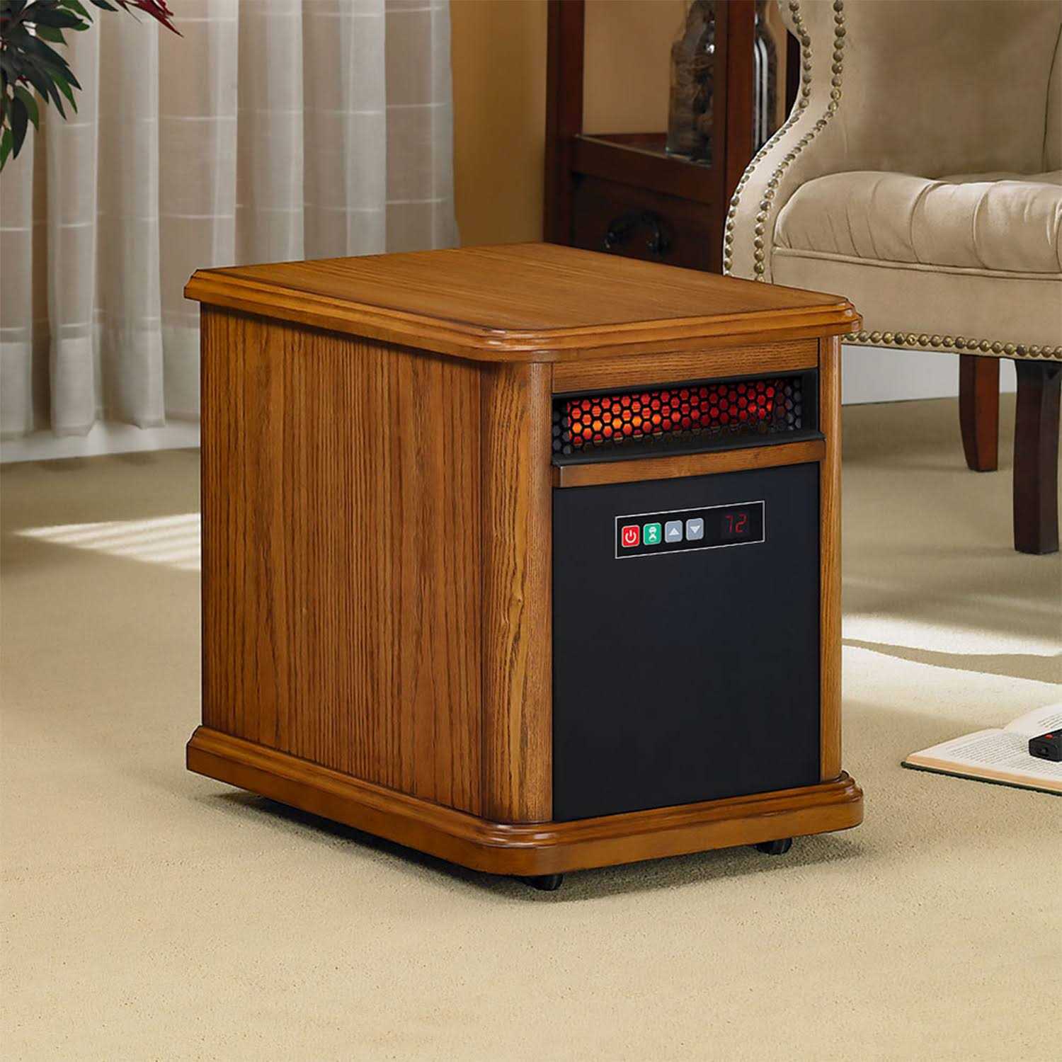 Duraflame Portable Electric Infrared Quartz Heater, 1,000 sq ft, 5,200 BTUs - Image 2