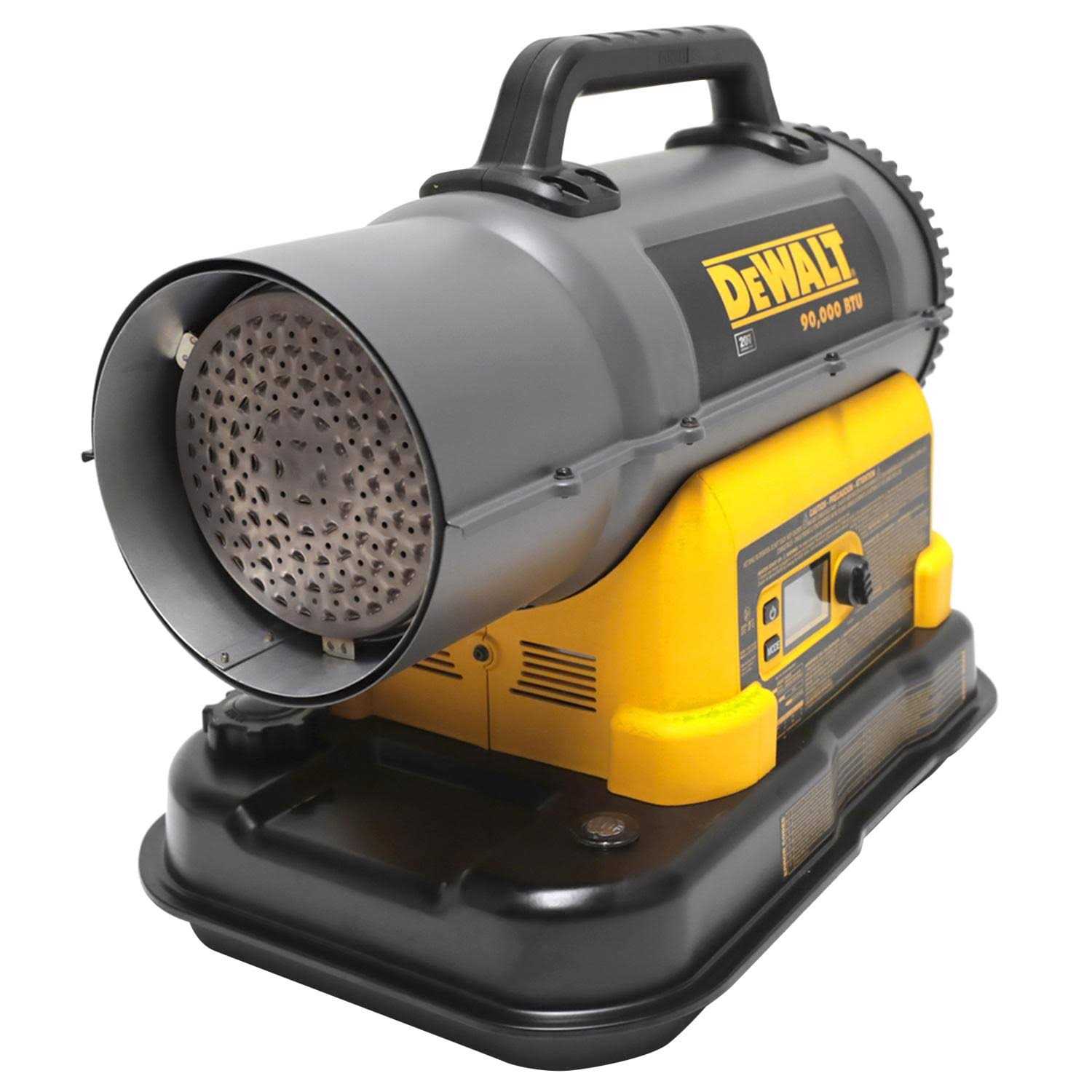 DeWalt Forced Air Kerosene Heater 20V Max 90000 Btu/h 1750 sq ft - F340991 DXH90CFAKD - Image 3