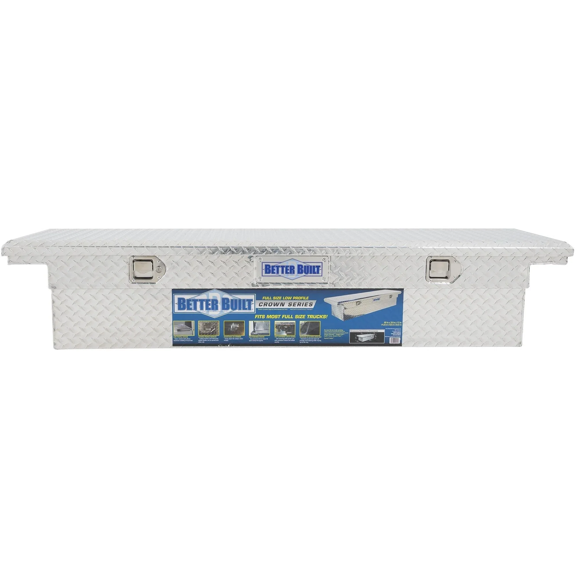 Better Built 70 Crown Series Low Profile Crossover Truck Tool Box - Image 12