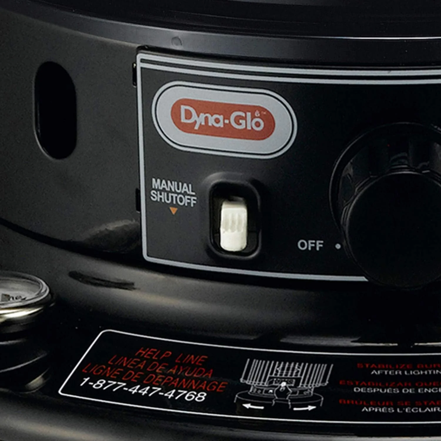 Dyna-Glo WK24BK 23,000 BTU Indoor Kerosene Heater, No Electricity Needed, Black - Image 3