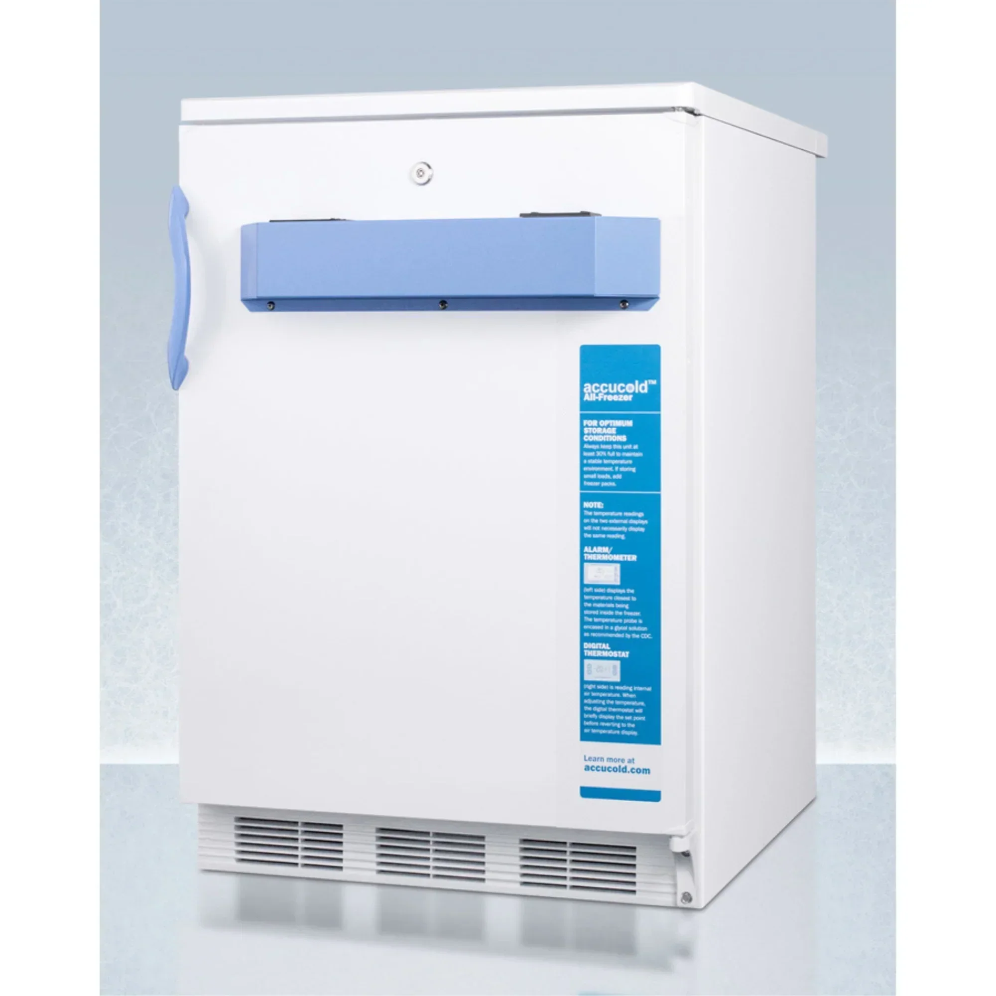 Medical/Scientific Undercounter All-Freezer, -25 C Capable, 24 in Footprint - Image 3