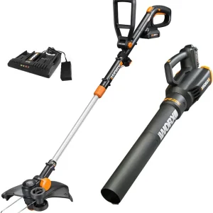 20V GT Revolution 12" 4.0Ah Cordless String Trimmer & Turbine Leaf Blower Power Share Combo Kit - WG930.3 (Batteries & Charger Included)