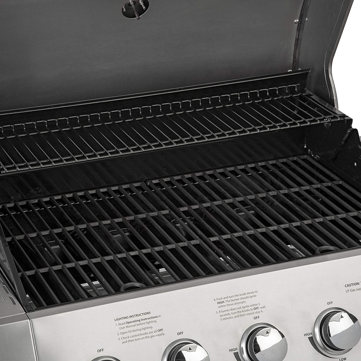 CGG-8500 Five-Burner Gas Grill with Side Burner - Image 14