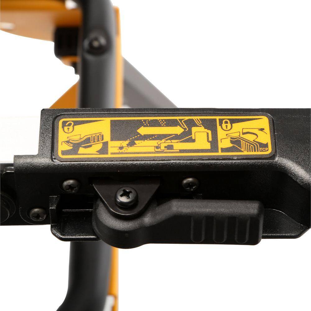 15 Amp Corded 10 in. Job Site Table Saw with Rolling Stand DWE7491RS - Image 12
