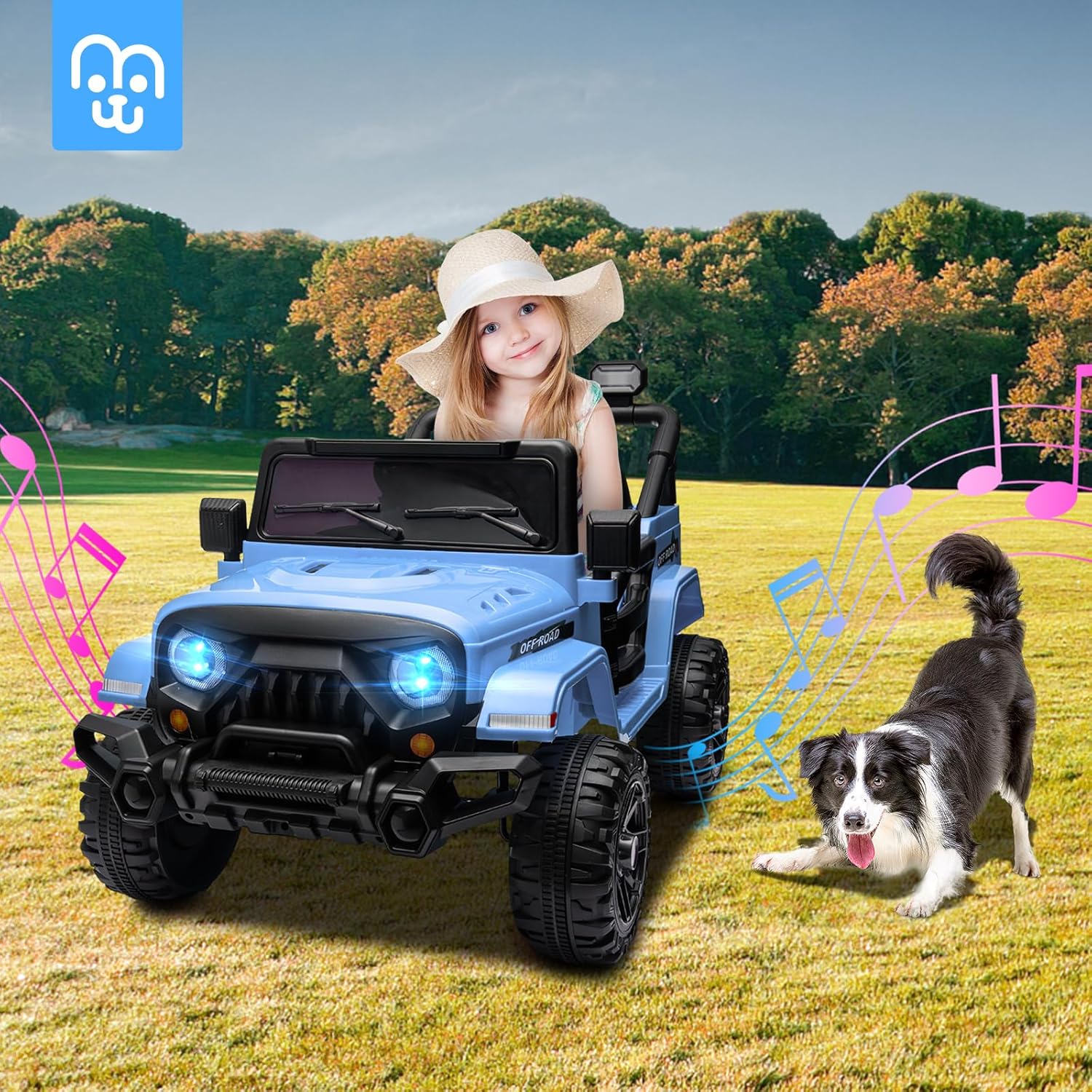 12V Kids Electric Ride on Truck Car Remote Control, Twin 35W Motors 3.5MPH Max Speed, Bluetooth USB Music Player, 4 Wheels Suspension LED Lights Safety Belt, Gift for Boy & Girl-Rosy - Image 20