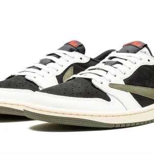AIR JORDAN 1 Low OG Women's Sneakers - Travis Scott Olive