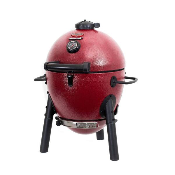 Akorn Jr. 14 In. Portable Kamado Charcoal Grill in Red - Image 13