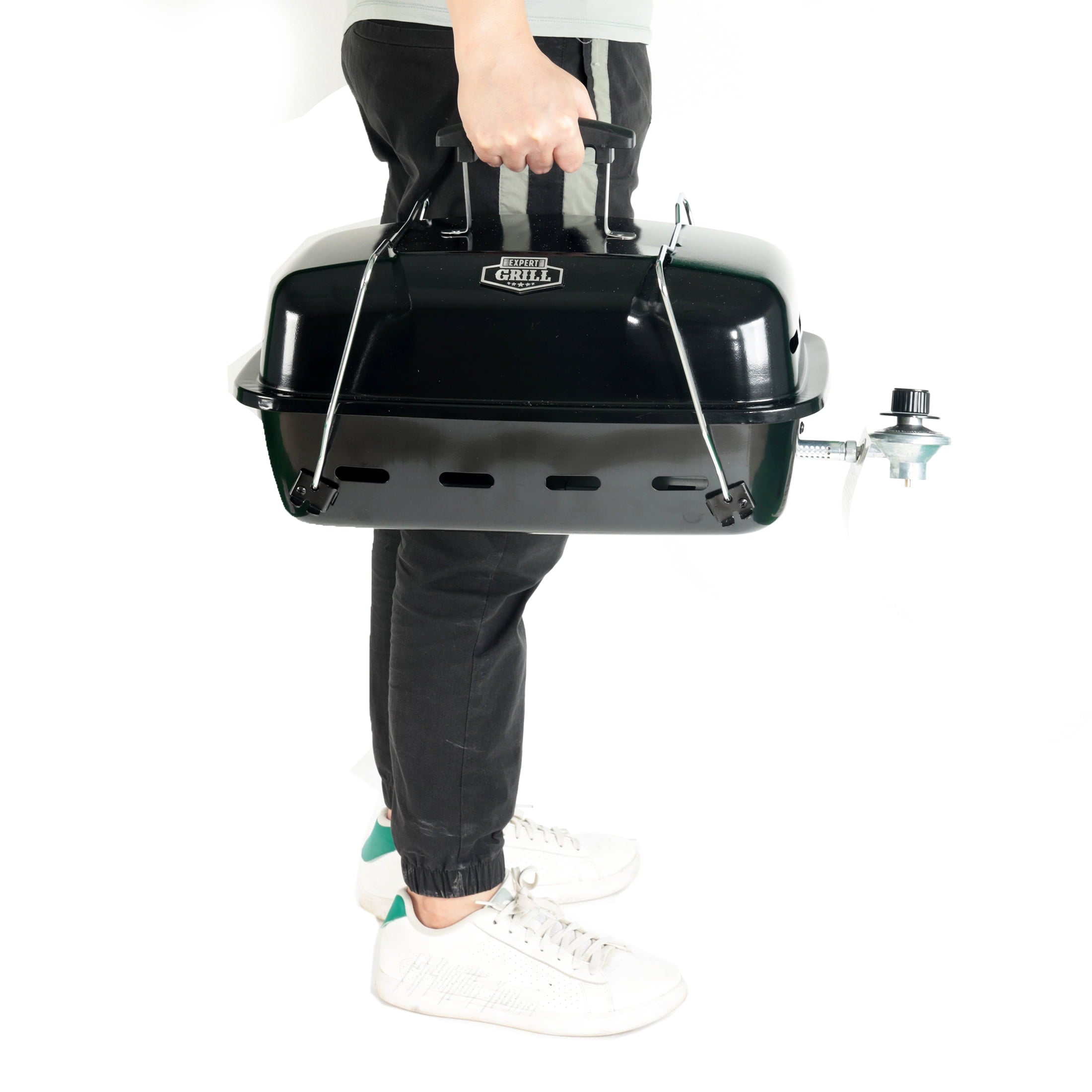 Grill 17.5 10.000 BTU Portable Propane Gas Grill. Black - Image 10