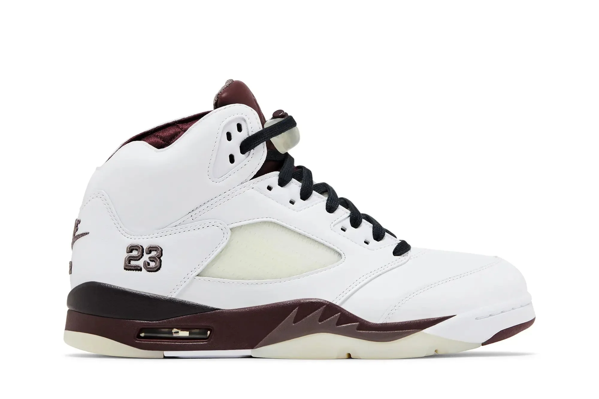 A Ma Maniere x Jordan 5 Retro OG Black Collective White/Violet Ore/Burgundy Crush/Black - IB1528 100 - Image 2