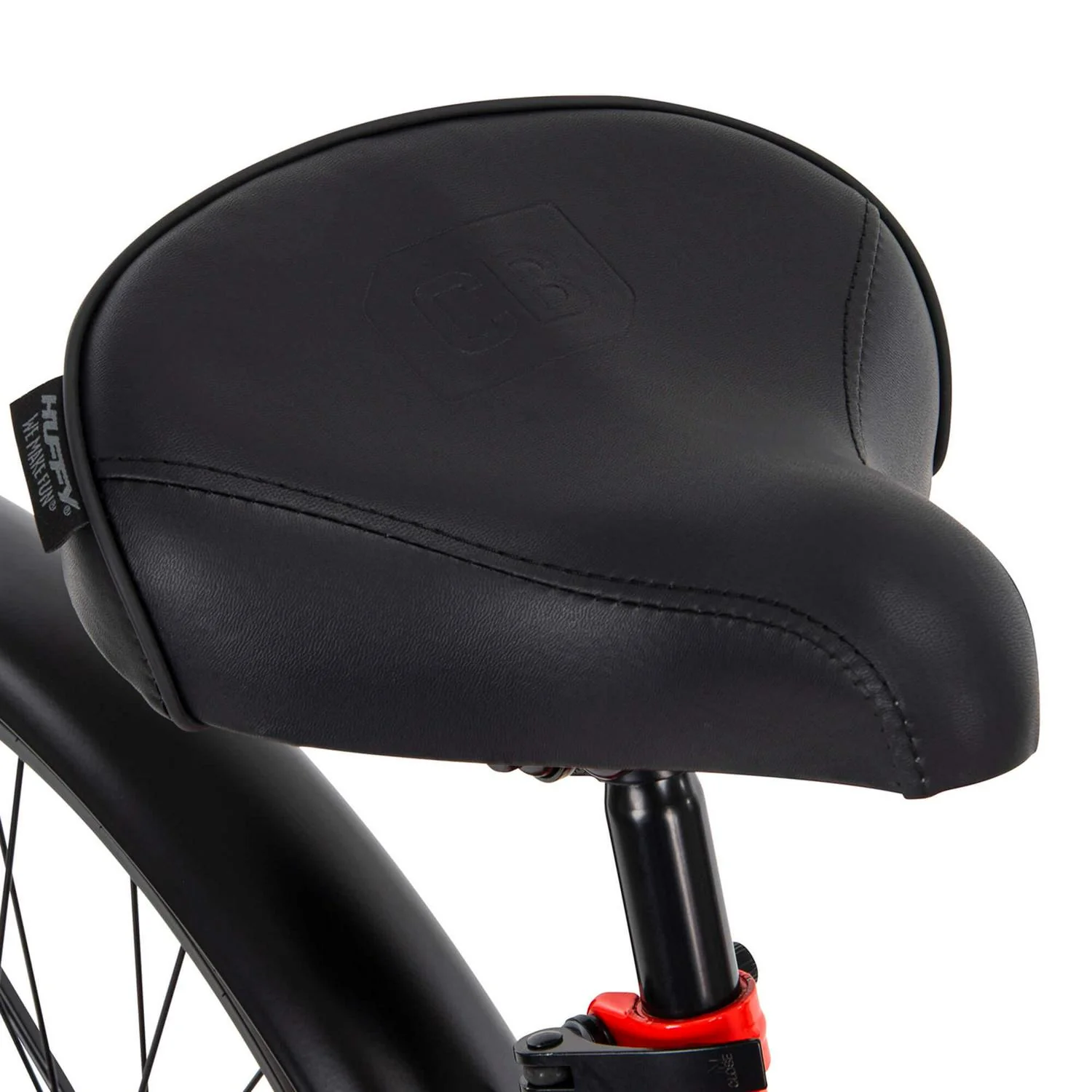 26-Inch Classic Beach Cruiser Comfort Bike - Red - Image 2