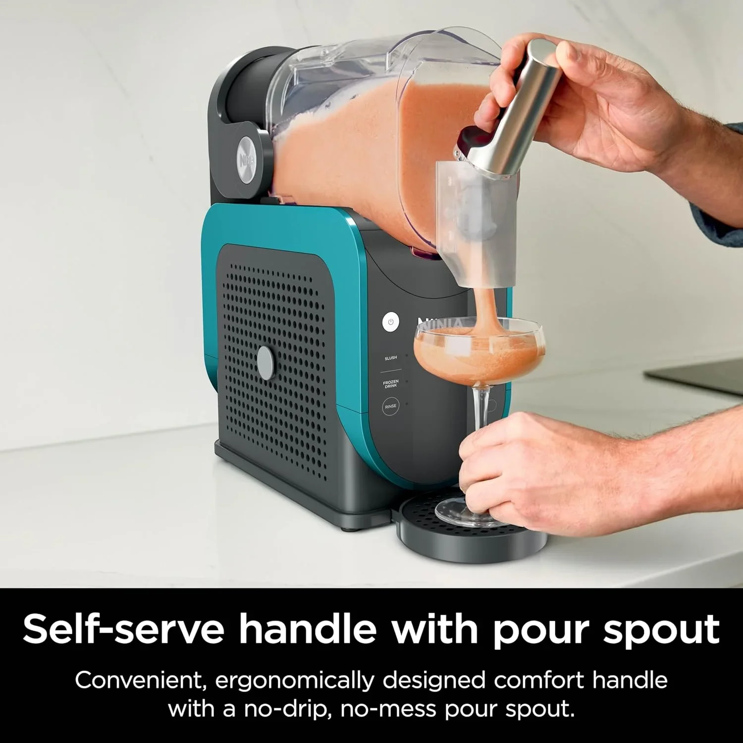 SLUSHi Frozen Drink And Slushie Machine, 88 oz, 5 Preset Programs, Black - FS301 - Image 14