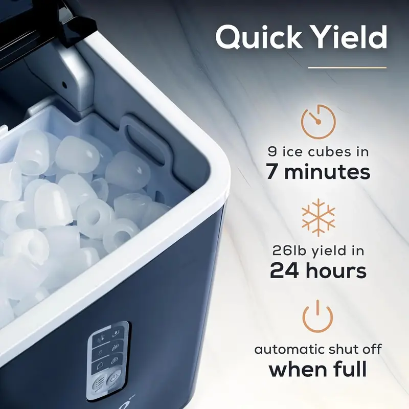 Igloo Portable Automatic Ice Maker, 26 lbs/Day, 1.5-Quart Water Tank - Self-Cleaning - Image 2