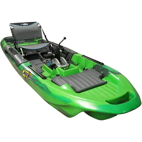 2025 3 Waters Big Fish 103 Pedal-Driven Fishing Kayak, Green-Camo - Image 2