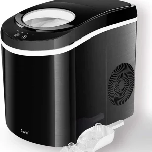 Caynel Portable Ice Maker, 26 lbs/24 Hrs, 2 Ice Sizes, 2-Liter/68 oz Water Reservoir