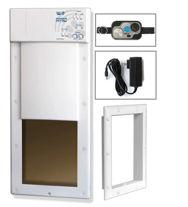 Power Pet Large Electronic Pet Door, RFID-Activated Entry System For Medium To Large Dogs - PX-2