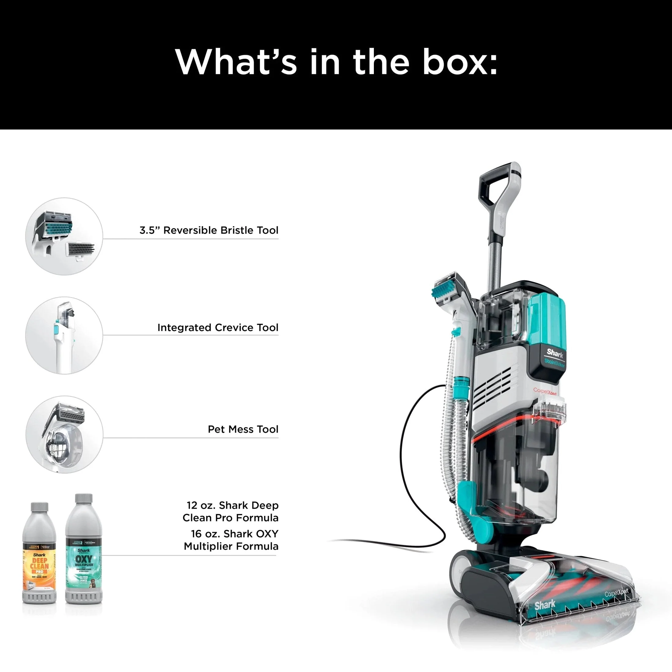 Shark CarpetXpert 2-In-1 Deep Carpet Cleaner And Handheld Spot And Stain Eliminator - Image 9