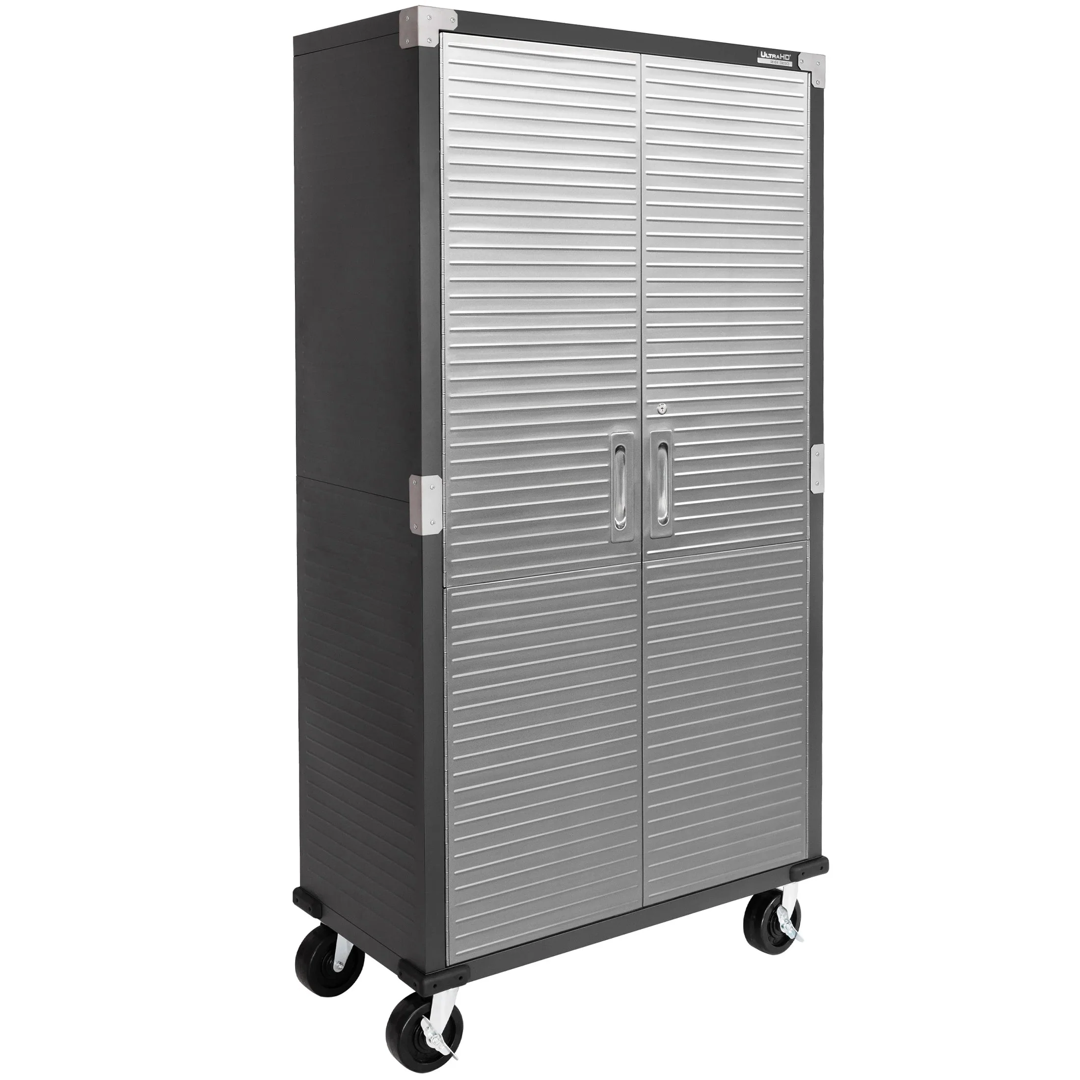 Seville Classics UltraHD Rolling Storage Cabinet, Granite, 36in W x 18in D x 72in H - Image 37