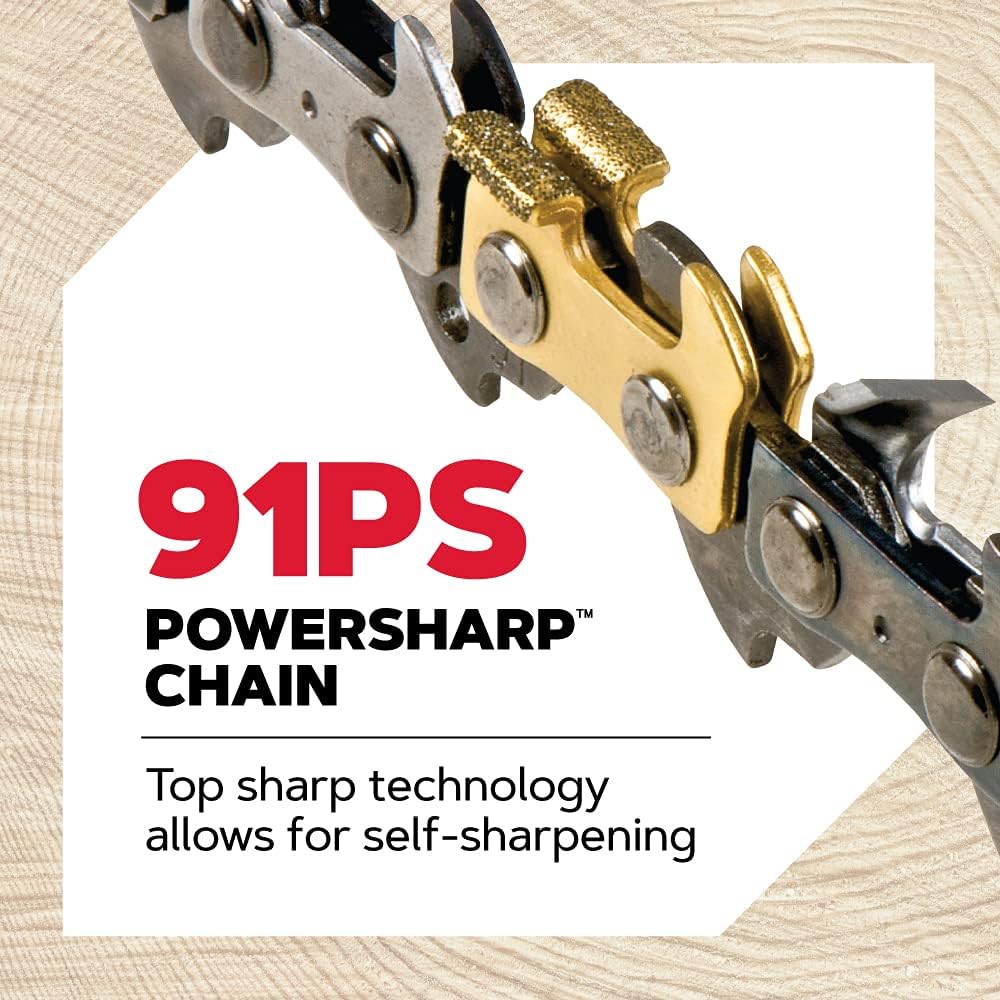 Oregon CS1500 18-inch 15 Amp Self-Sharpening Corded Electric Chainsaw, with Integrated Self-Sharpening System (PowerSharp), 2-Year Warranty, 120V, Grey, Black - Image 7