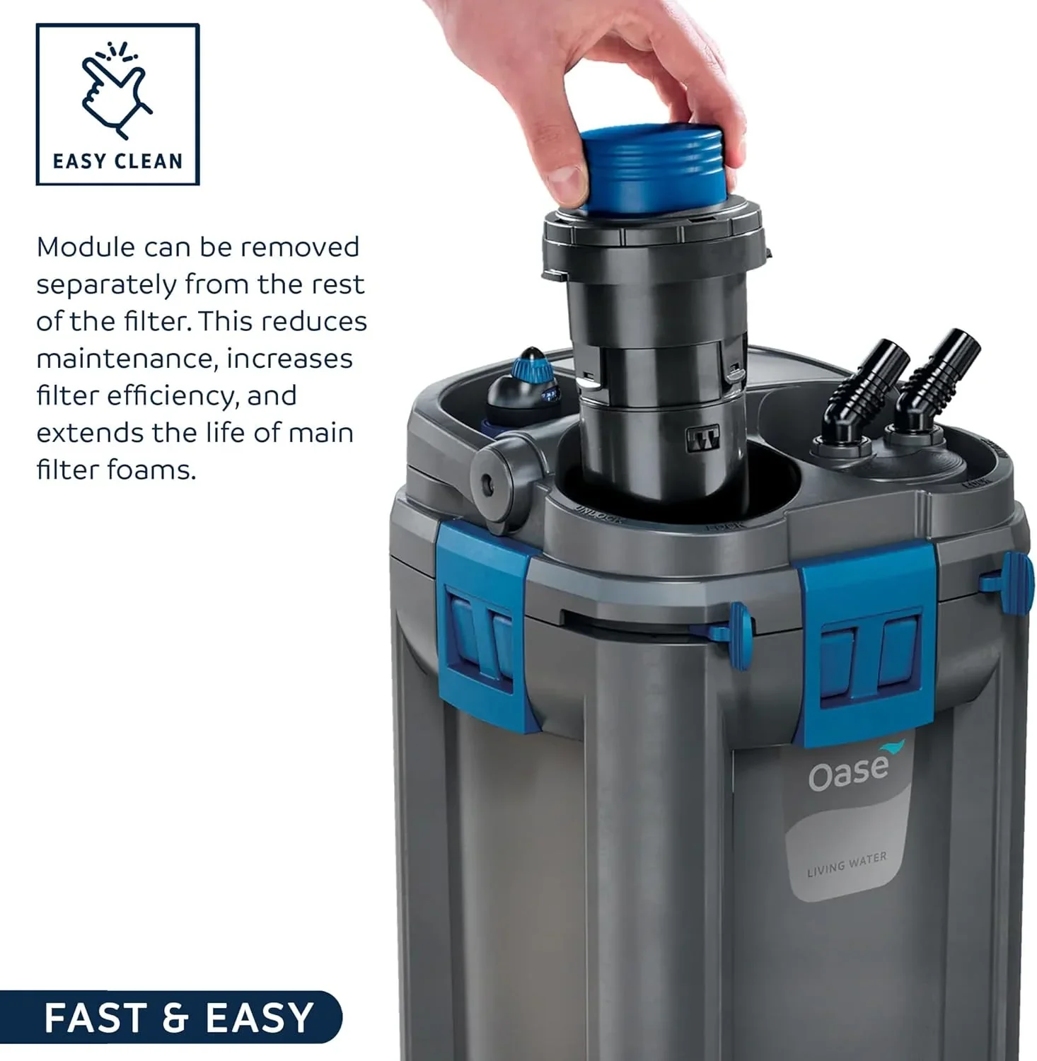 OASE BioMaster Thermo 250 Aquarium Filter, Black - Image 7