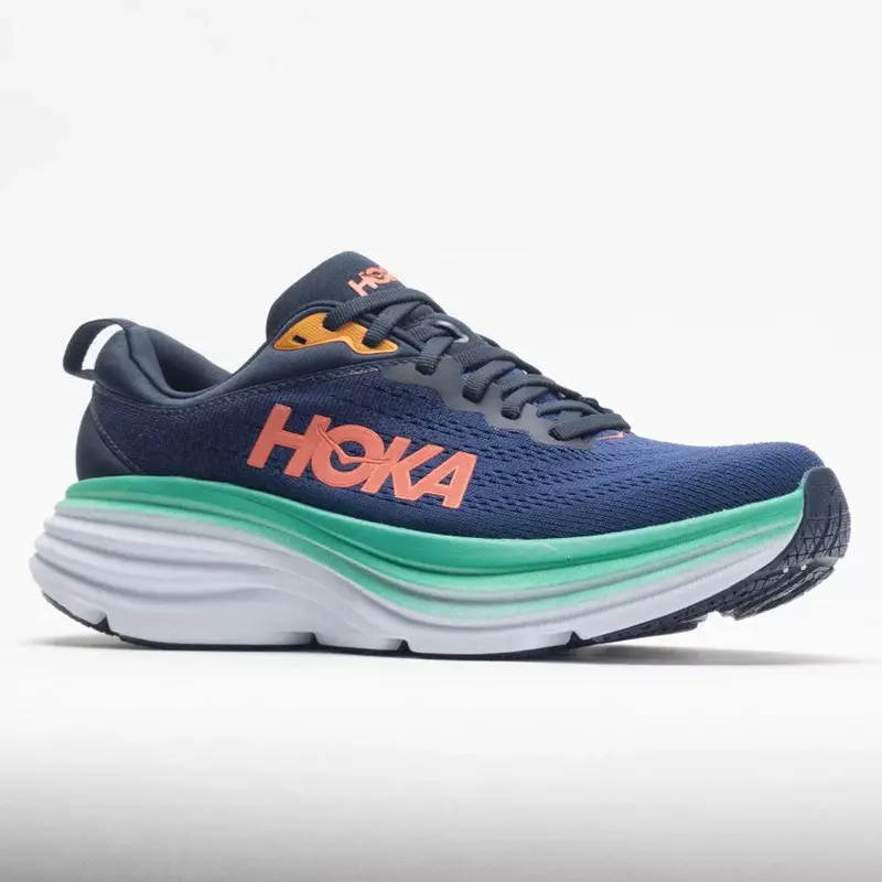 Women's Athletic Sneakers, Outer Space/Bellwether Blue - Bondi 8 - Image 5