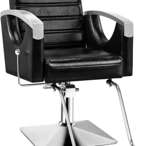 OmySalon All Purpose Reclining Hydraulic Salon Chair, 135 Degree