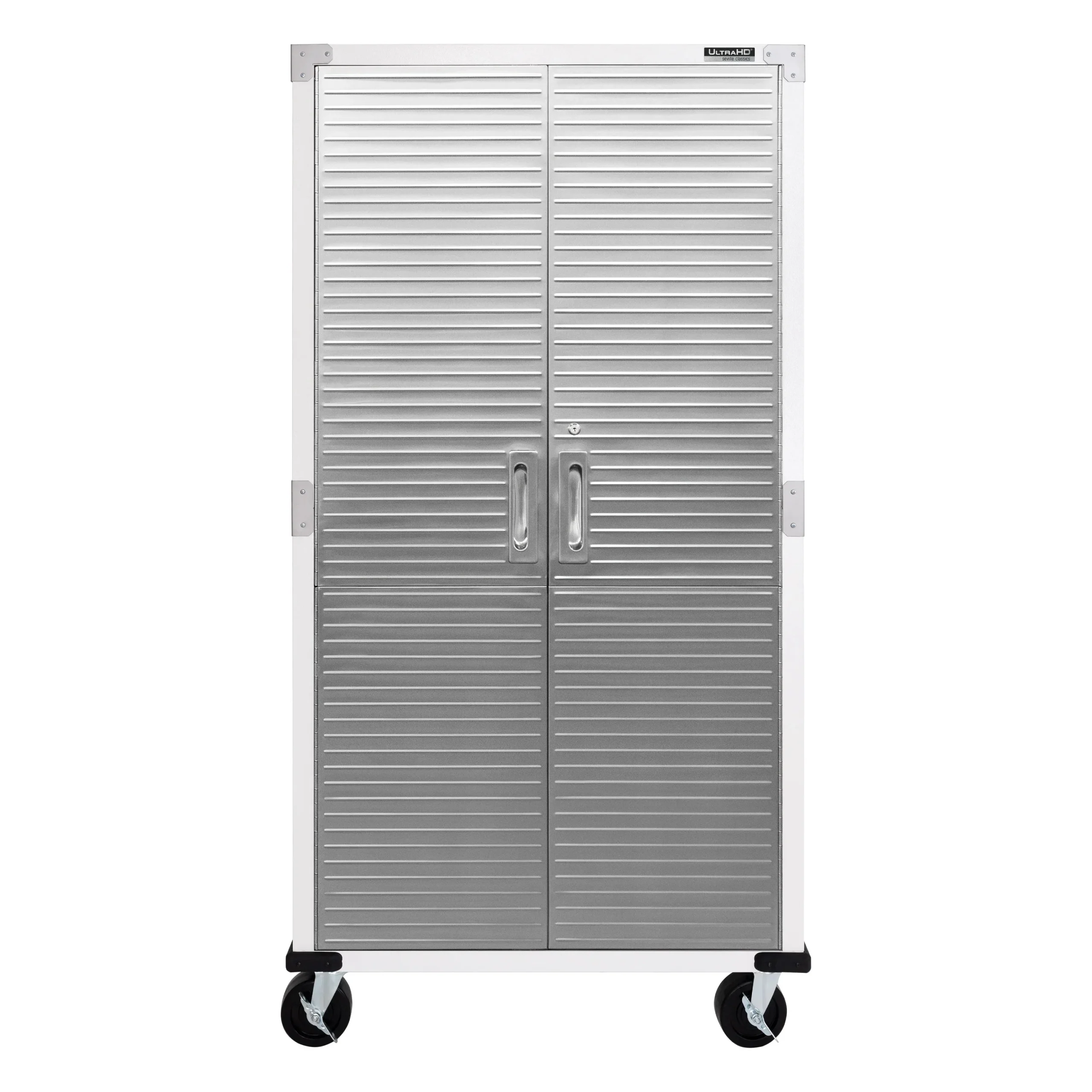 Seville Classics UltraHD Rolling Storage Cabinet, Granite, 36in W x 18in D x 72in H - Image 24