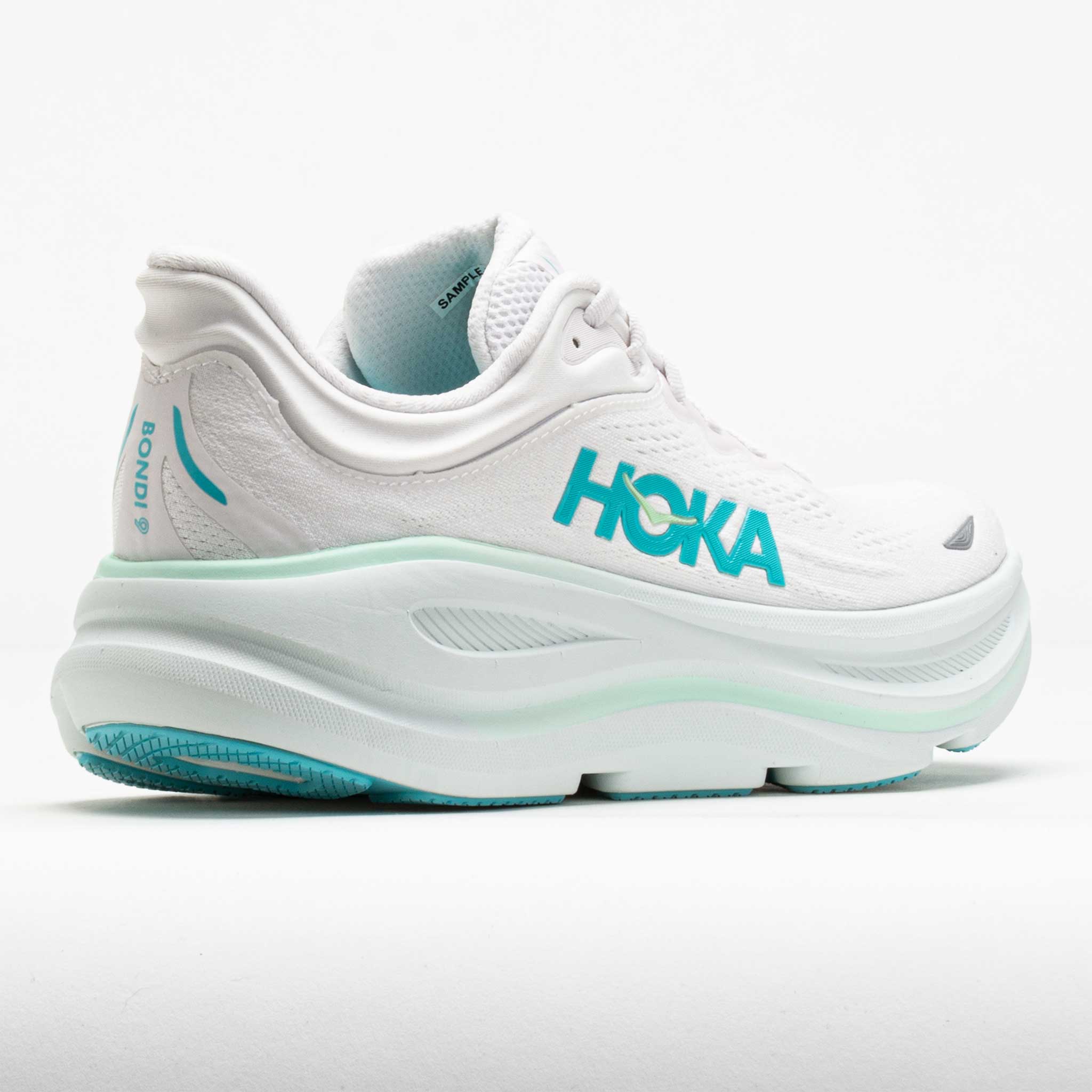 Bondi 9 Women's Running Shoes Frost/Cielo Blue - Image 6
