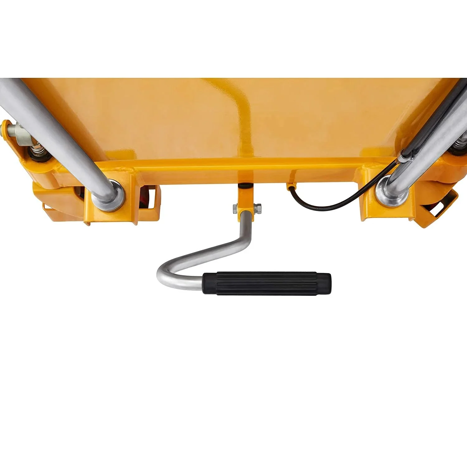 APOLLOLIFT Hydraulic Lift Table Cart – 770 lbs Capacity, 51" Max Height, Double Scissor Lift with Safety Guard & 4 Wheels - Image 6