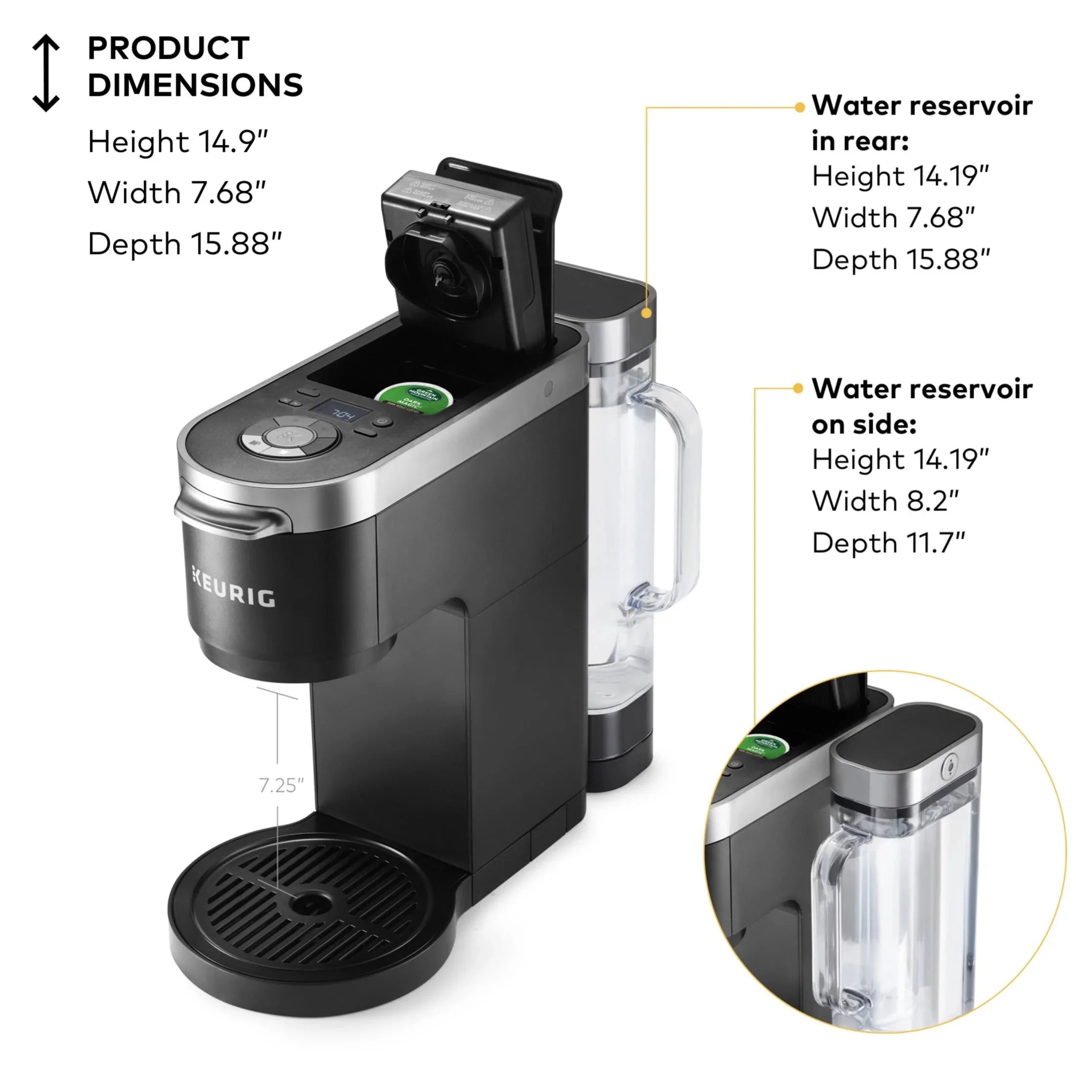 Keurig Single Serve And Carafe Coffee Maker With 12-Cup Thermal Carafe - K-Duo Plus - Image 6